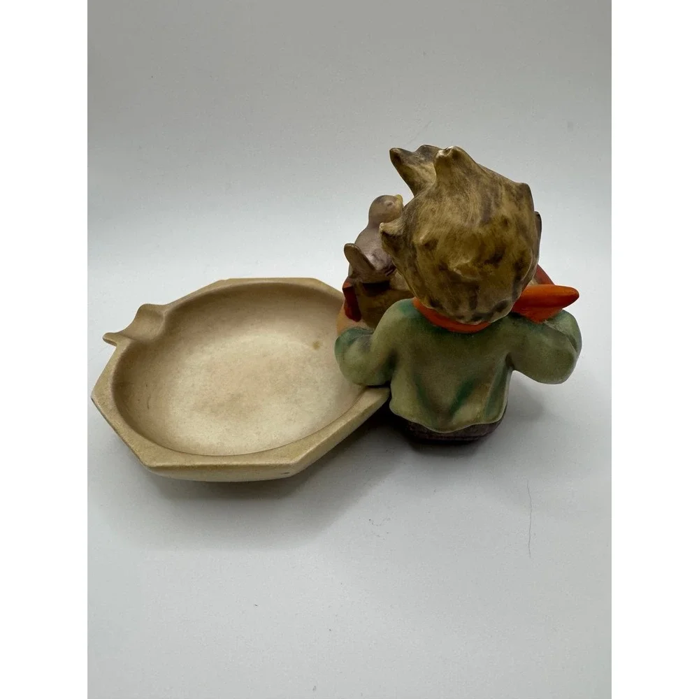 Vintage 1950's Hummel - 114 Let's Sing Trinket/Ashtray‎ Figurine 3.5inches